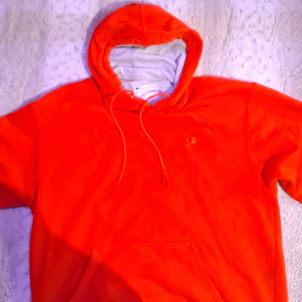 Champion Men's Vibrant Orange Pullover